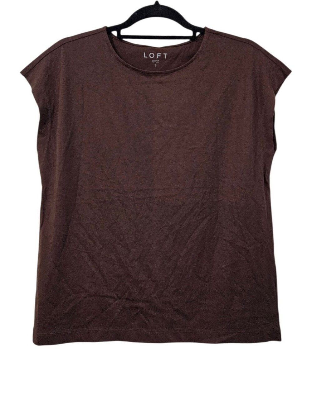 NWT Ann Taylor Cap-Sleeve Shirt Size S